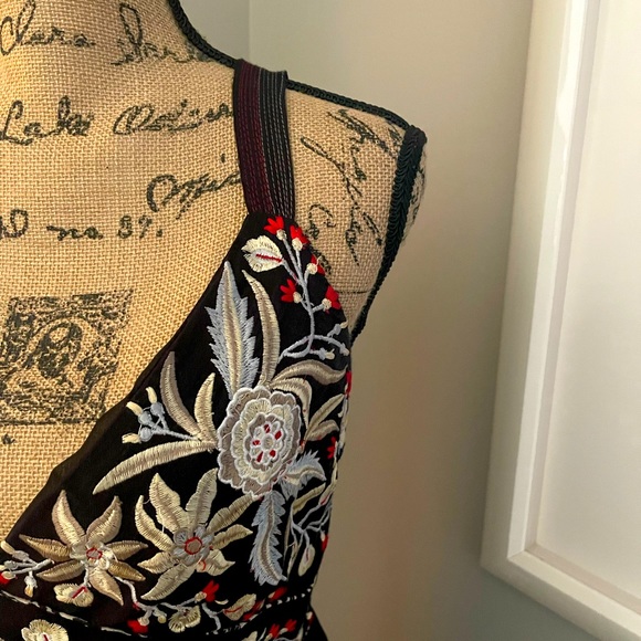 Anthropologie Fiona embroidered maxi dress - L - Picture 5 of 9